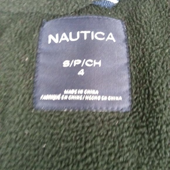 Nautica Boys Jacket Coat Red Insulated Hooded Kids Full Zip  Pockets  Small 4‎ - Picture 13 of 15